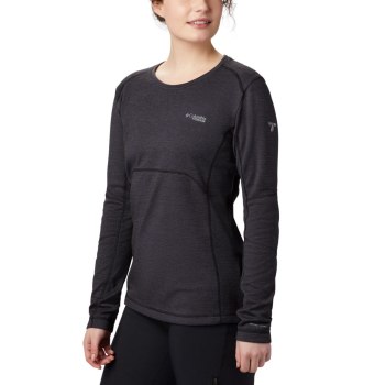 Columbia Mount Defiance Long Sleeve Knit, Sudaderas Negros Para Mujer | 164935-RUD